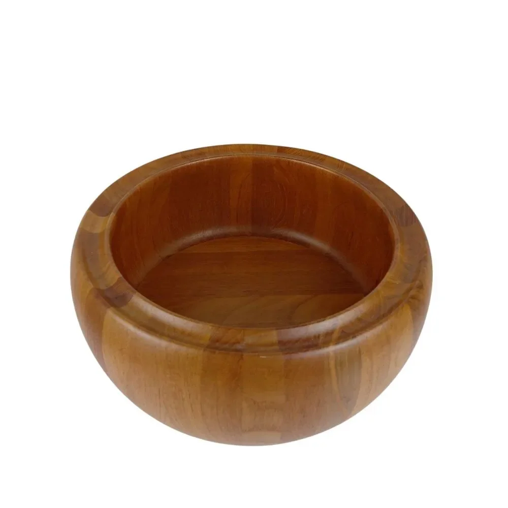 Digsmed Design Denmark Teak Wooden Lg Decor Salad Bowl Scandinavian Vtg MCM